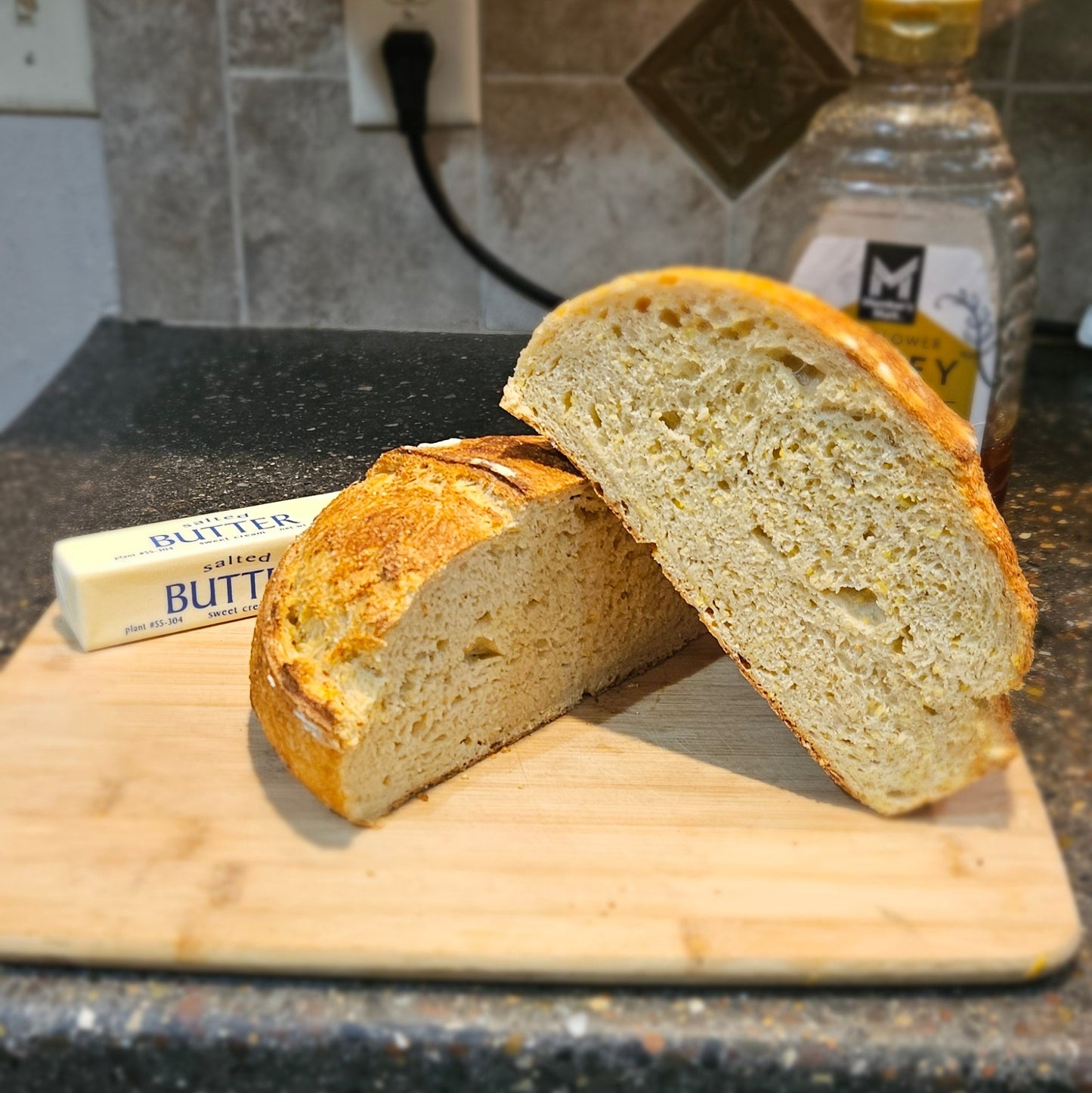 Honey Butter Cornbread Sourdough