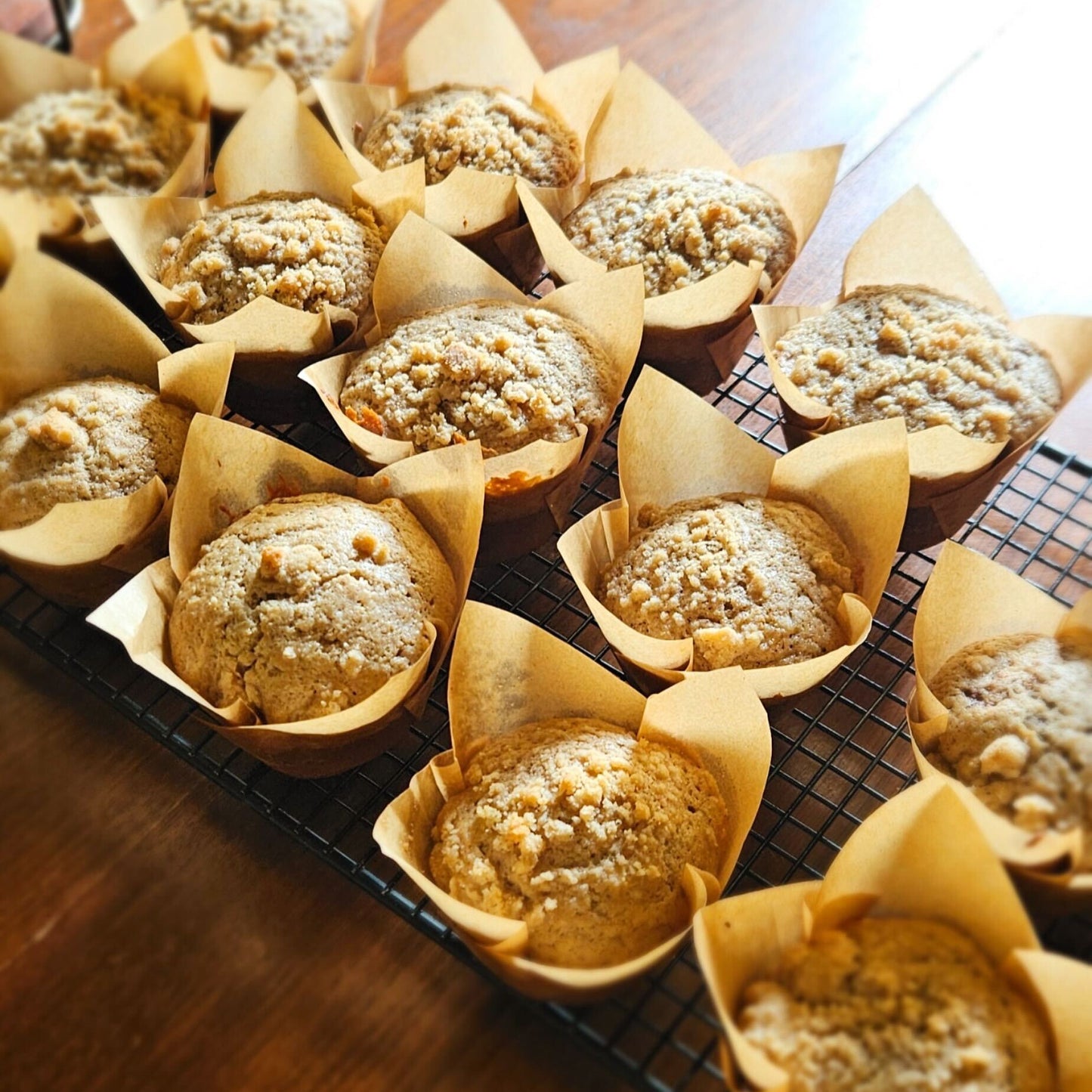 Sourdough Discard Coffee Cake Muffins