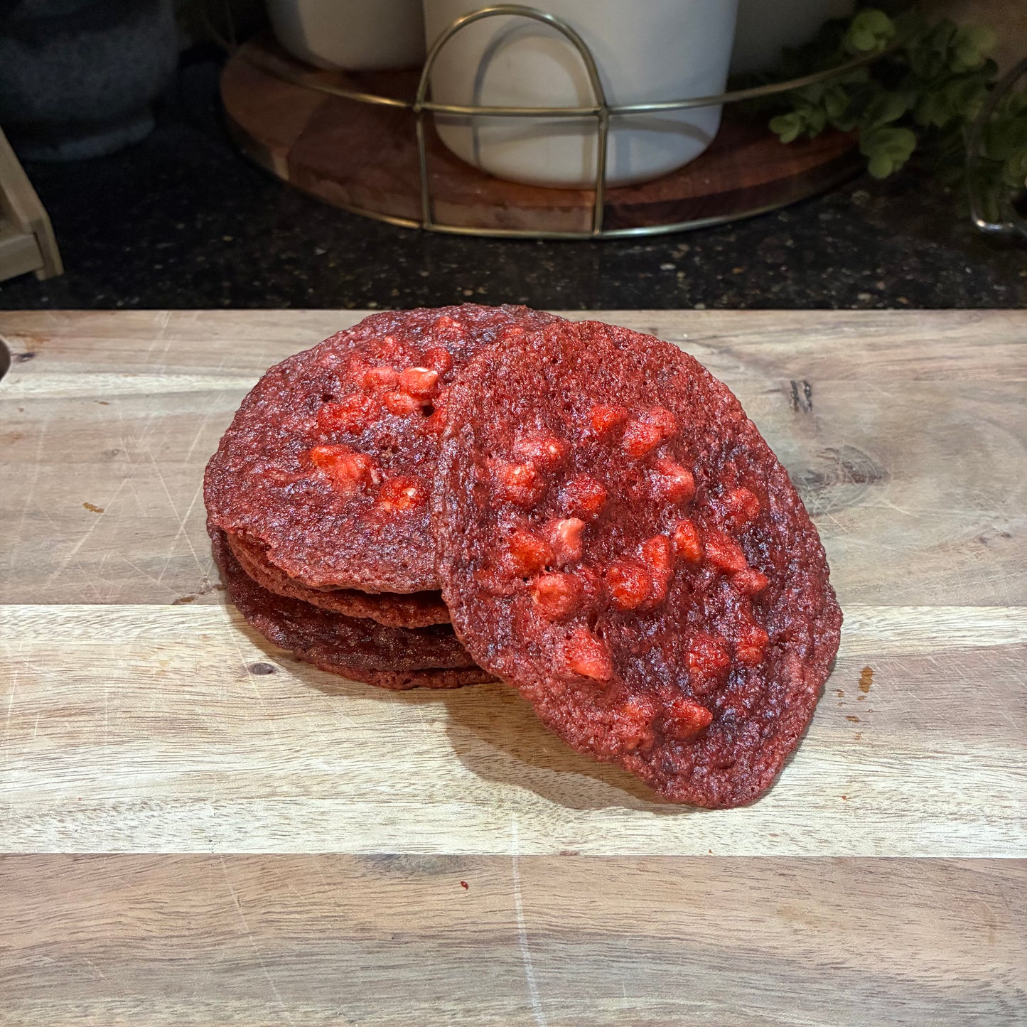 ❤️ Red Velvet White Chocolate Chip Cookies