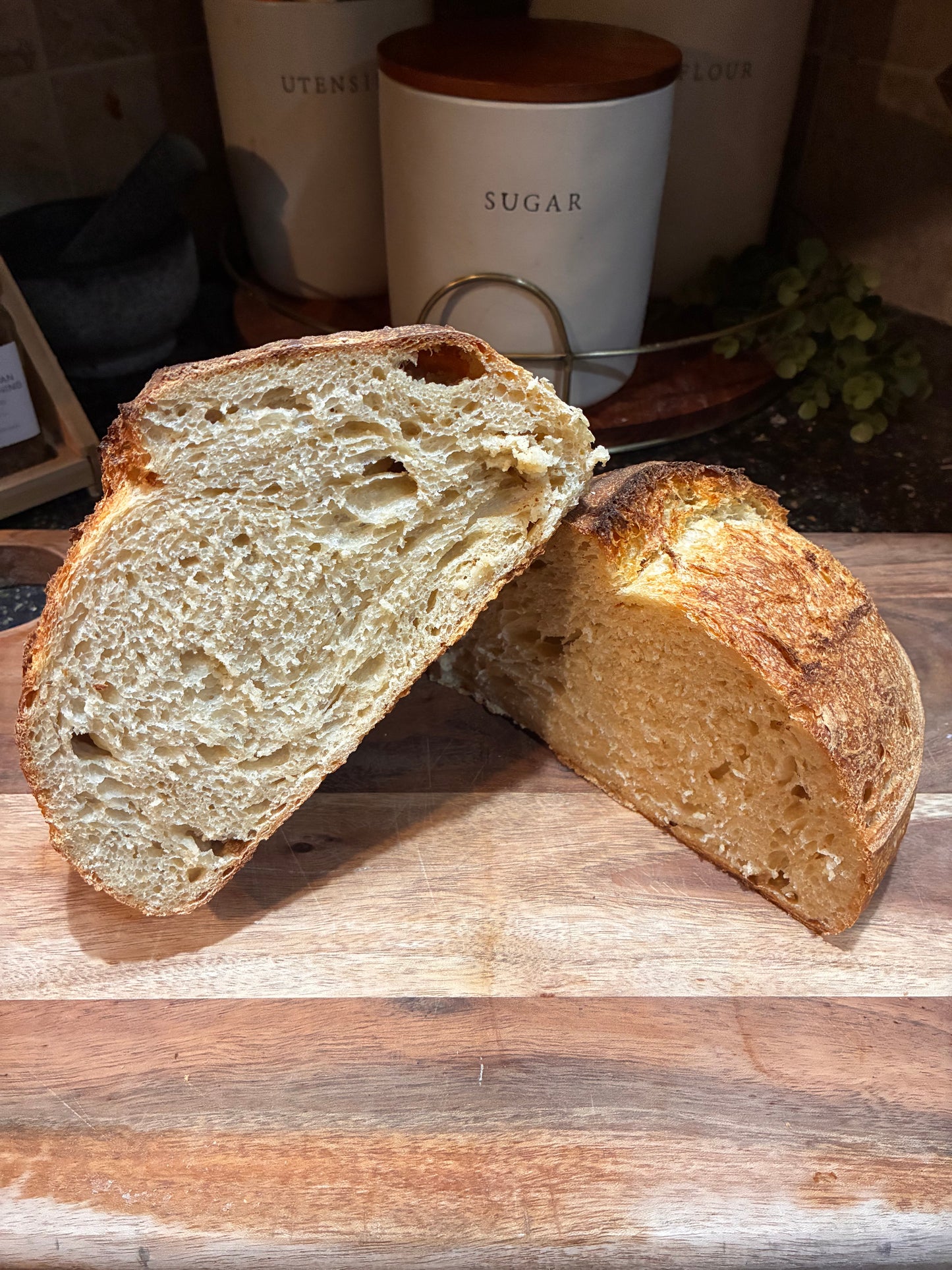 Honey Wheat Sourdough Bread