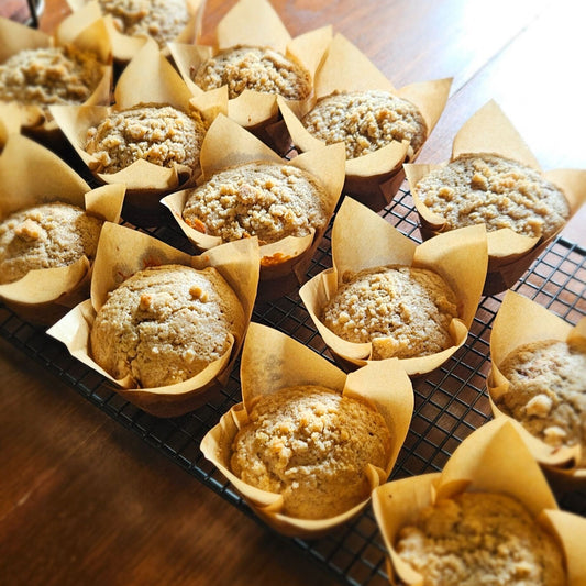 Sourdough Discard Coffee Cake Muffins